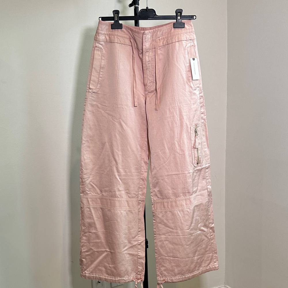 Anthropologie Blush Pink Cargo Pants. PILCRO